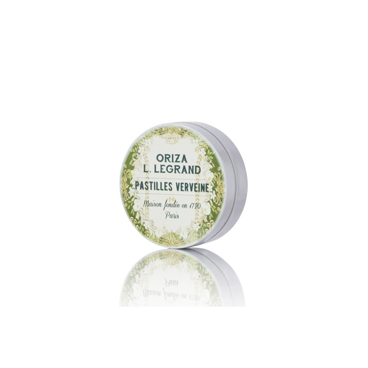 Pastilles Verveine artisanales et biologiques fabriquées en France Oriza L. Legrand