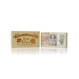 Coffret Porte-Bonheur est composé des 3 savons parfumés I Oriza L. Legrand